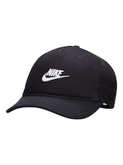 Nike Black Rise Structured Trucker 100% Cotton Cap - Image 1 of 2