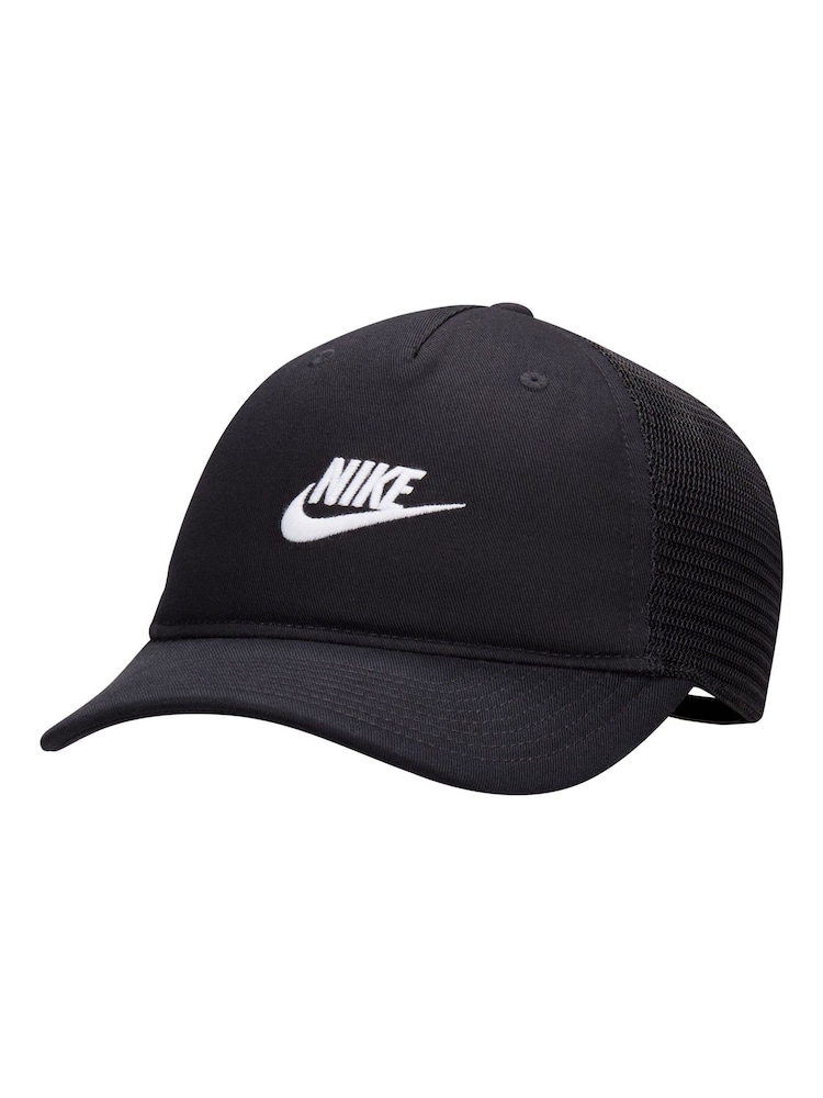 Nike Black Rise Structured Trucker 100% Cotton Cap - Image 1 of 2