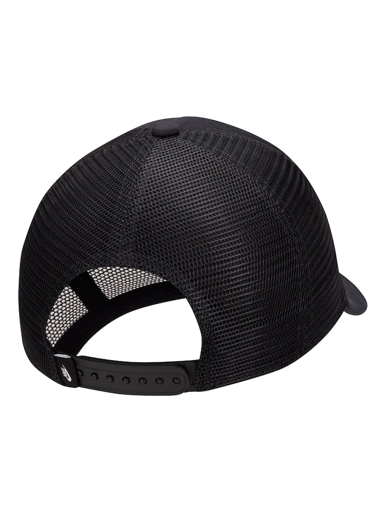Nike Black Rise Structured Trucker 100% Cotton Cap - Image 2 of 2