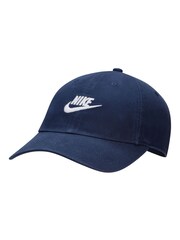 Nike Blue Club Unstructured Futura Wash Cap - Image 1 of 2