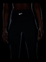 Nike Blue One Wrap High Waisted 7/8 Leggings - Image 4 of 4