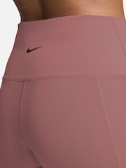 Nike Dusky Pink One Wrap High Waisted 7/8 Leggings - Image 3 of 4