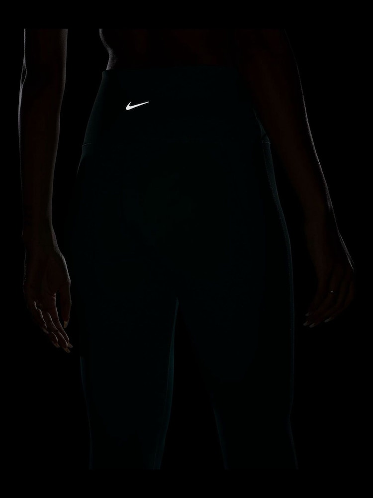 Nike Dusky Pink One Wrap High Waisted 7/8 Leggings - Image 4 of 4