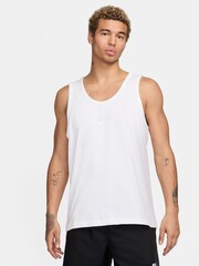 Nike White Sportswear Premium Essentials 100% Cotton Vest - Image 1 of 10