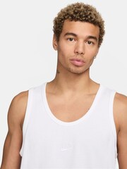 Nike White Sportswear Premium Essentials 100% Cotton Vest - Image 3 of 10