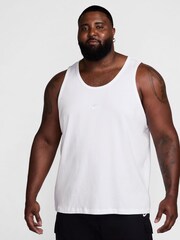Nike White Sportswear Premium Essentials 100% Cotton Vest - Image 6 of 10