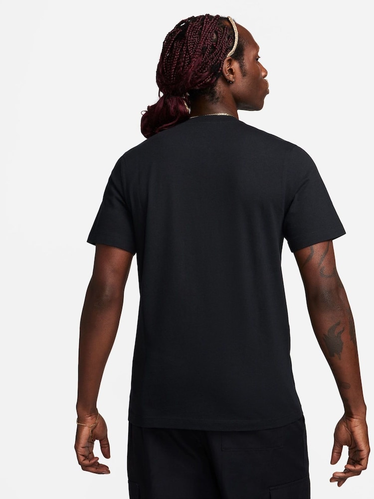 Czarny - Nike Sportswear Printed Graphic T-Shirt - Obraz 2 z 4
