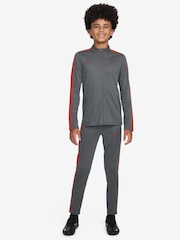 Nike Iron Grey/Dragon Red Dri-FIT Kids Academy 23 Football Tracksuit - Image 1 of 4