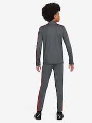 Nike Iron Grey/Dragon Red Dri-FIT Kids Academy 23 Football Tracksuit - Image 2 of 4