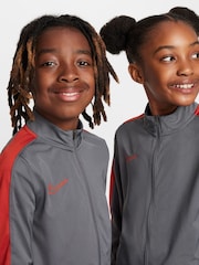 Nike Iron Grey/Dragon Red Dri-FIT Kids Academy 23 Football Tracksuit - Image 4 of 4