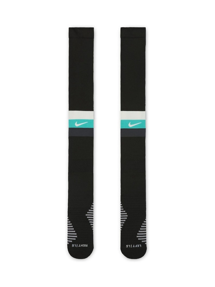 Nike Black/Green Liverpool FC Strike Home Away Football Socks - Image 2 of 4