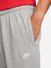Grå - Nike Sportkläder Club Knit Öppen fåll 100% Cotton Joggers - Bild 3 av 9