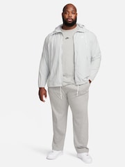 Grå - Nike Sportkläder Club Knit Öppen fåll 100% Cotton Joggers - Bild 6 av 9