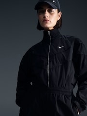 Nike Black Windrunner UV Protection Woven Full-Zip Jacket - Image 3 of 6