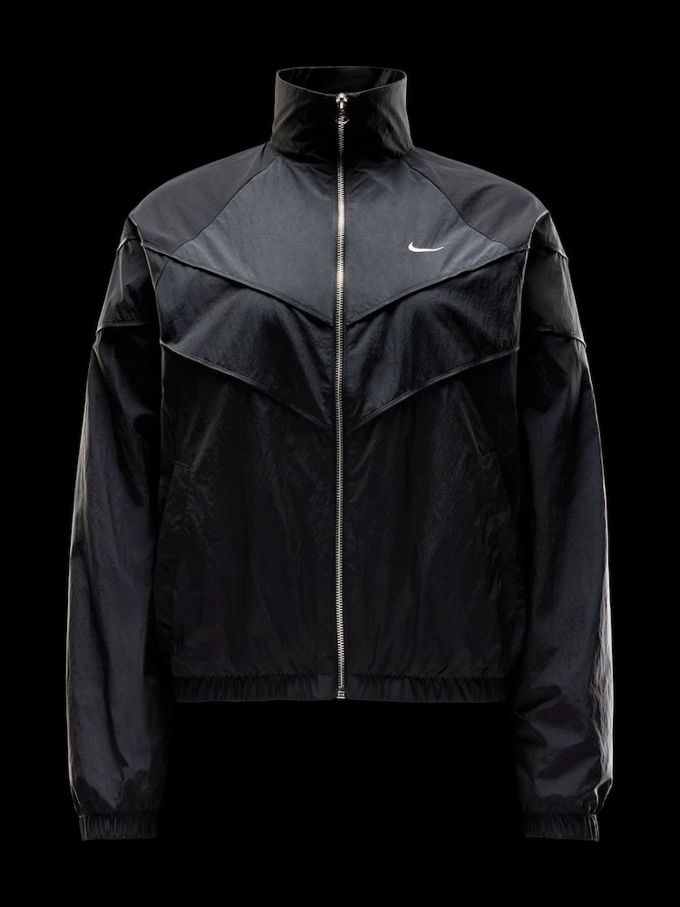 Nike Black Windrunner UV Protection Woven Full-Zip Jacket - Image 6 of 6