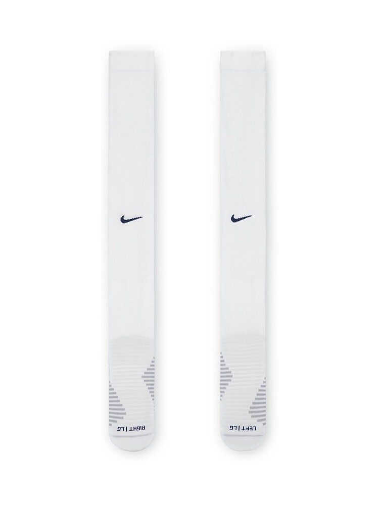 Nike White Paris Saint-Germain Strike Knee High Football Socks - Image 2 of 4 Nike White Paris Saint-Germain Strike Knee High Football Socks - Image 2 of 4