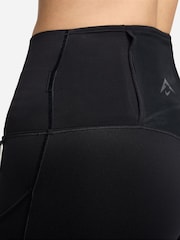 Schwarz - Nike Go Trail Running 7/8-Leggings mit starkem Stützeffekt, hohem Bund und Taschen - Bild 11 von 13