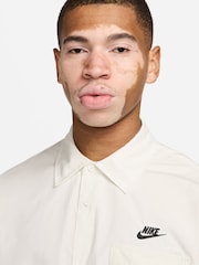 Nike White Club Oxford 100% Cotton Shirt - Image 3 of 6