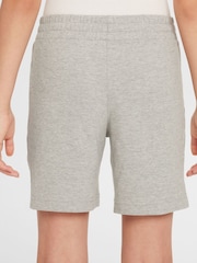 Nike Dark Grey Heather 100% Cotton Sportswear Club Shorts - Image 2 of 7