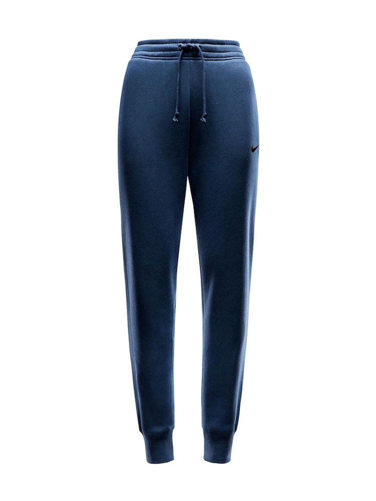 Nike Navy Phoenix Fleece Mid-Rise Joggers - Image 4 of 4
