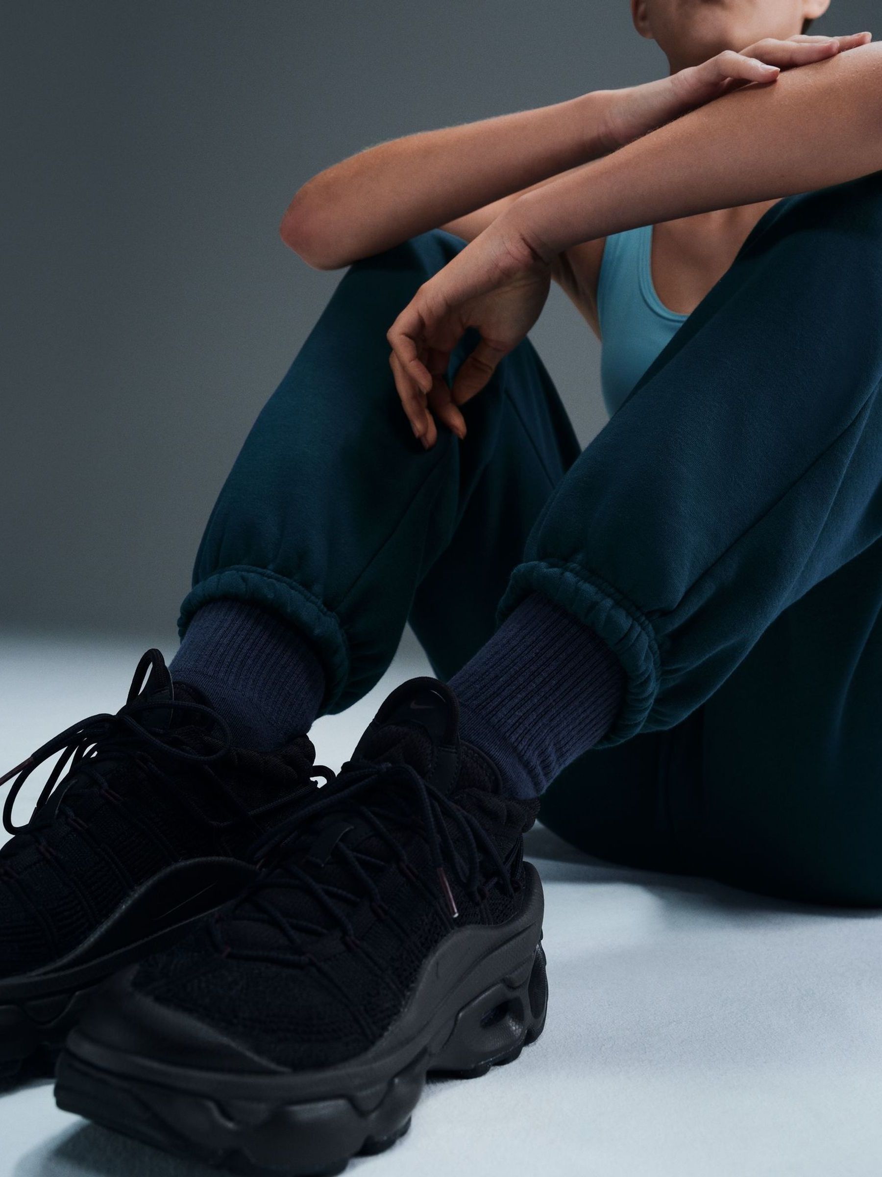 Buy Nike Navy Phoenix Fleece HighWaisted Oversized Joggers