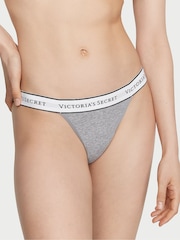 Victoria's Secret Grey Heather Knickers - Image 1 of 4