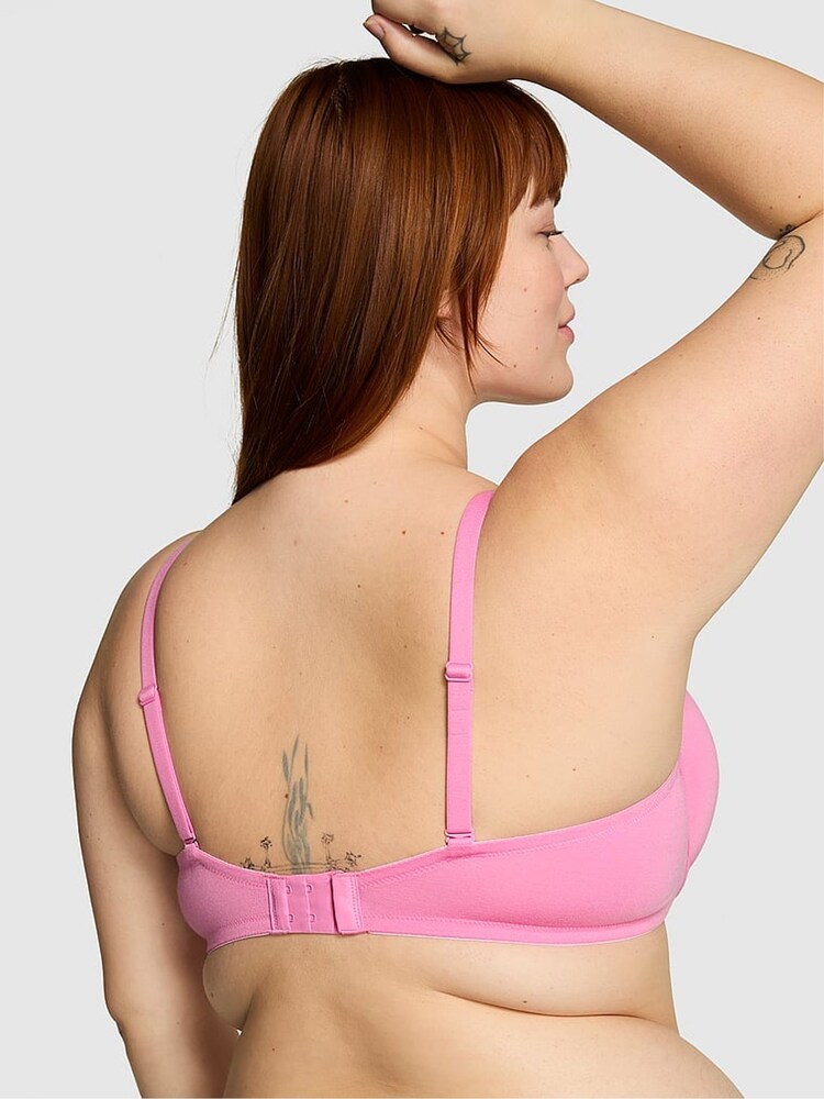 Victoria's Secret PINK Pink Fuchsia Push Up Cotton Bra - Image 2 of 3
