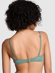 Victoria's Secret PINK Green Fresh Forest Rib Lightly Lined Demi Bra - Image 2 of 3