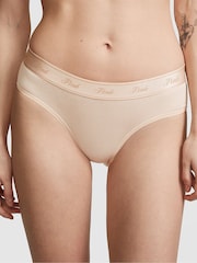 PINK Black/White/Nude/Grey/Navy Blue Hipster 5 Pack Knickers - Image 2 of 3