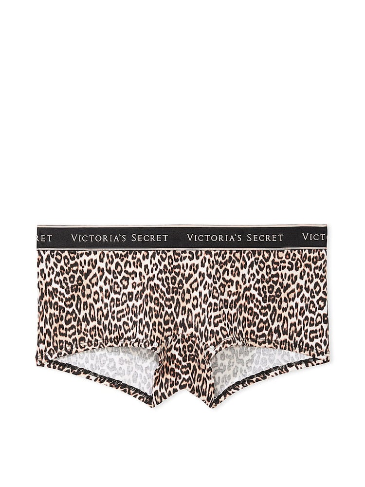 Victoria's Secret Leopard Brown Basic Instincts Short Knickers - Image 3 of 3