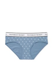 Victoria's Secret Faded Denim Blue Diamond Logo Hipster Knickers - Image 3 of 3