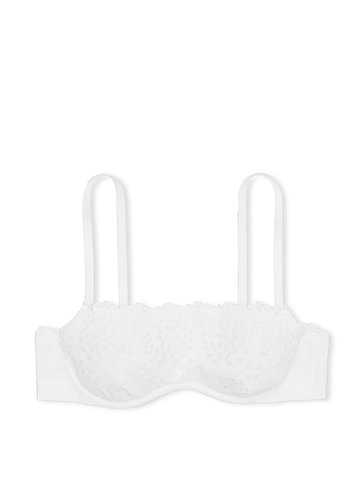 Victoria's Secret PINK White Lace Eyelet Bra - Image 3 of 3