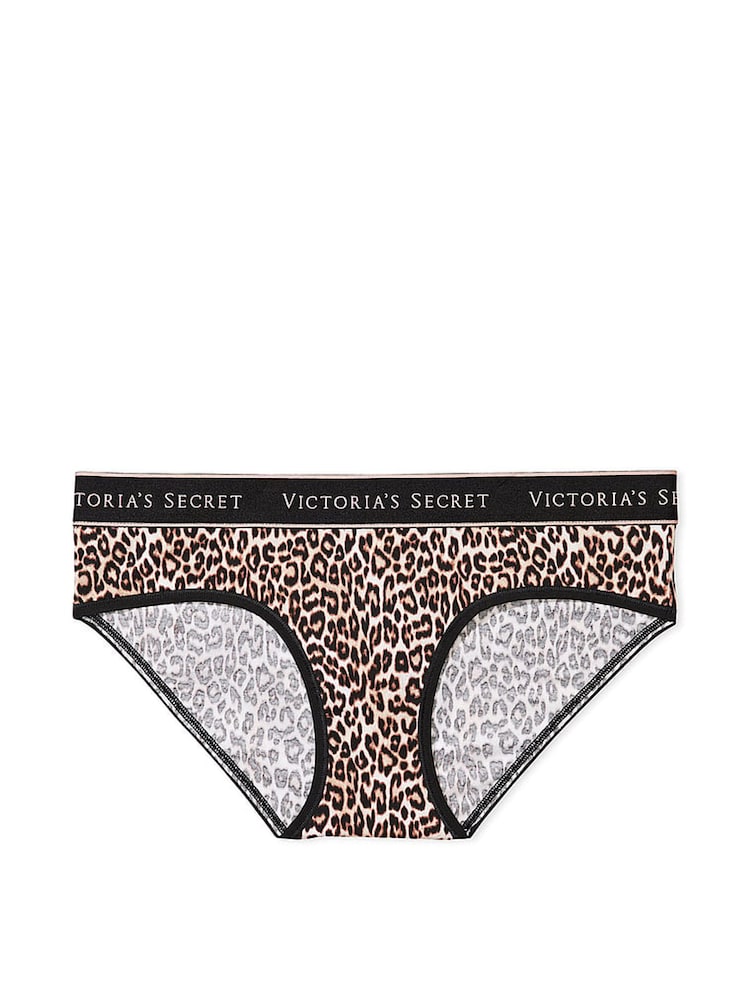 Victoria's Secret Leopard Brown Basic Instincts Hipster Knickers - Image 3 of 3
