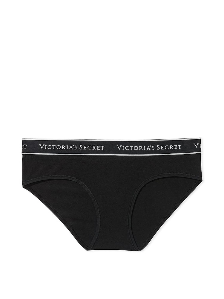 Victoria's Secret Black with Black Band Hipster Knickers - Image 4 of 4