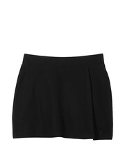 Victoria's Secret PINK Pure Black Piqué Wrap Skirt - Image 4 of 4