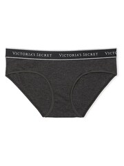 Victoria's Secret Charcoal Heather Grey Hipster Logo Knickers - Image 3 of 3