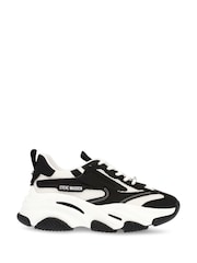 Negru crom - Steve Madden Pose-E Trainers - Image 1 of 7