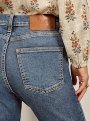 BHOEM Mid Blue Bootcut Side-Slit Stretch Jeans - Image 2 of 5
