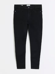 River Island Black Petite Mid Rise Bum Sculpt Skinny Jeans - Image 5 of 7