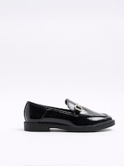 River Island Black Flat Snaffle Loafers - Image 1 of 6
