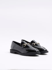 River Island Black Flat Snaffle Loafers - Image 2 of 6