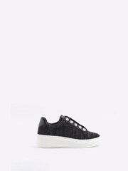 River Island Black Pearl Button Slip On Trainers - Image 2 of 6