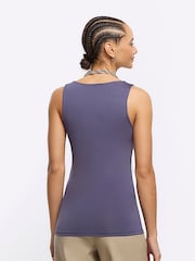 River Island Tank-Top mit aymmetrischem Ausschnitt​​​​​​​ - Bild 2 von 6