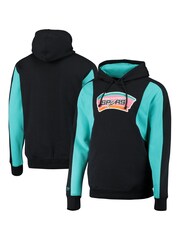Fanatics NBA San Antonio Spurs Colour Block Black Hoodie 2.0 - Image 1 of 3