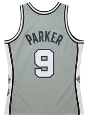 Fanatics Grey NBA San Antonio Spurs Tony Parker Hall of Fame Swingman Jersey - Image 3 of 5