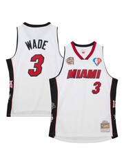 Fanatics NBA Miami Heat Dwayne Wade Hall of Fame Swingman White Jersey - Image 1 of 5