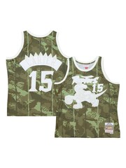Fanatics Green Toronto Raptors NBA Vince Carter 1998 Ghost Camo Swingman Vest - Image 1 of 4
