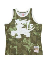 Fanatics Green Toronto Raptors NBA Vince Carter 1998 Ghost Camo Swingman Vest - Image 2 of 4