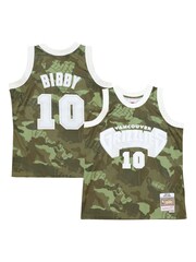 Fanatics Green Vancouver Grizzlies NBA Mike Bibby 1998 Ghost Camo Swingman Vest - Image 1 of 3