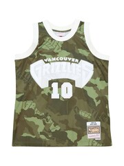 Fanatics Green Vancouver Grizzlies NBA Mike Bibby 1998 Ghost Camo Swingman Vest - Image 2 of 3